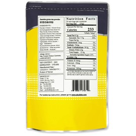 Qbubble Tea Powder Jasmine Green, 2.2 Pound