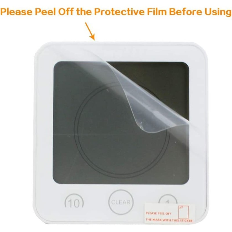 VORRINC Bathroom Clock, Bathroom Clock with Suction Cup, Bathroom Clock