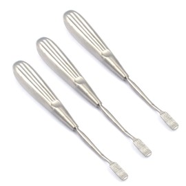 AAProTools Set Of 3 Lewis Rasp 7.50" (19.1cm) Backward Cutting Nasal Dental
