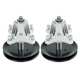 ILONPA (2 Pack) Deck Spindle Assembly Replace for MTD 618-06989 918-06989 for Troy-Bilt MTD T1500 T1600 LT 4600 CLT46CVT TB46