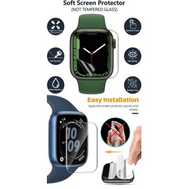 Snailcanfly Hydrogel Film 5 Pieces for CMF by Nothing Watch Pro 1.96 Inch Smart Watch Transparent TPU Film Screen Protector Screen Protector Touch Sensitive HD Clear Ultra Thin Self-Healing
