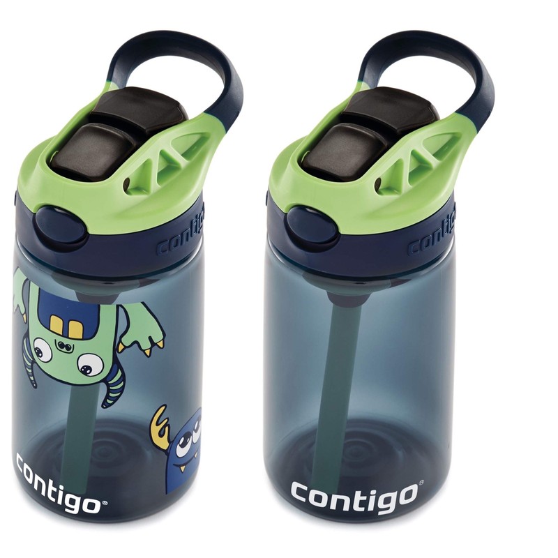 Contigo Kids Water Bottle with Redesigned AUTOSPOUT Straw, 14 oz.,