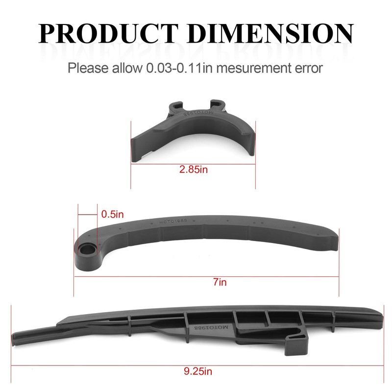 2x Cam Timing Chain Guide Kit for Can-Am Outlander Commander