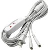 Hexagon LED Lights Power Cord with Switch Hexagon Garage Lights