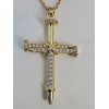 Joyeria Jara Titanium 316L Stainless Steel Nail Cross Pendant With