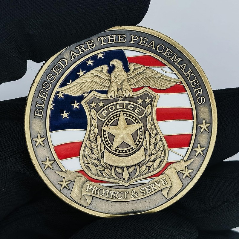 Police Challenge Coin Death Reaper Law Enforcement Medallion Collectible Coin