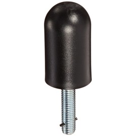 Rockwood 467 Heavy Duty Door Stop, 2" Depth x 3-1/2" Height, Black Finish, 467-RKW