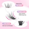 Glowing Win Cluster Lashes Individual Eyelashes 190PCS 40D Lash Clusters