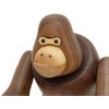 Gorilla Gorilla Figurine, Wood, Animal, Object, Scandinavian Miscellaneous Goods, Interior