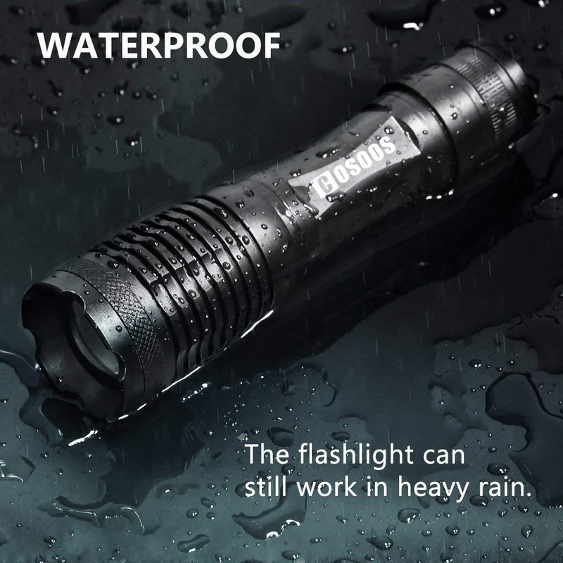COSOOS 2 Pack UV Flashlight Blacklight, 2 in 1 LED