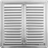 MKK Stainless Steel Grille Cover, 200x200mm, Brushed Surface, for Wall