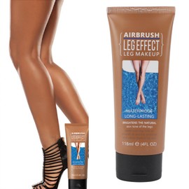 ZJchao 118 ml Airbrush Legs, Leg Makeup Lotion, Body Makeup Foundation, Waterproof, Durable, Full Coverage, Lightweight Leg Body Cosmetics for Weddings (3#)