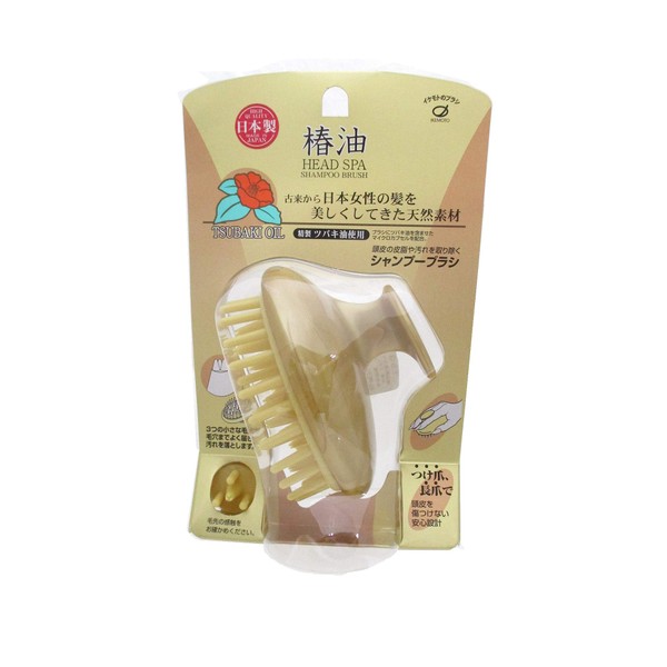 Camellia Oil Blended Shamp-Brush