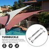 LIDSCURA 2 Pack Turnbuckle 1/4 M6 304 Stainless Steel Turnbuckles,