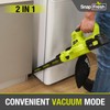 SnapFresh Leaf Vacuum, 2-in-1 Cordless Blower & Vacuum with 4.0Ah