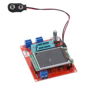 Fudeshe Waveform Meter Red LCD Display GM328 Voltage GM328 Transistor Tester Capacitance Generator Inductance Meter NPN, PNP, FET, SCR