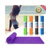 LuminaD Thick PVC Yoga Pilates Home Training Mat 5mm Random Color