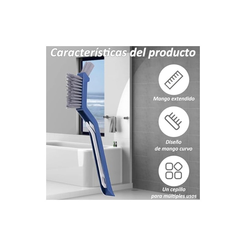 2 Cepillo de Limpieza para Grietas, Cepillo de Limpieza 3