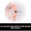 Fuse Beads for Crafts, Black, 6000pcs