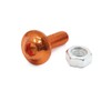 sourcing map Pack of 30 Hexagonal Head Motorcycle Bolts Nuts