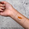 4 x 'Cyprus Flag' Temporary Tattoos - Water Resistant, Skin-Safe,