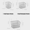 Hanging Bathroom Storage Basket – Wall-Mounted Plastic Organizer Bin for