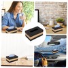 FELTECHELECTR 1pc Medium Leather Tissue Box Decorative Napkin Holder for