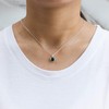 Philip Jones May (Emerald) Birthstone Necklace Created with Zircondia® Crystals