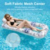 Meetinext Inflatable Pool Floats Lounger with Headrest, Pool Float Mat