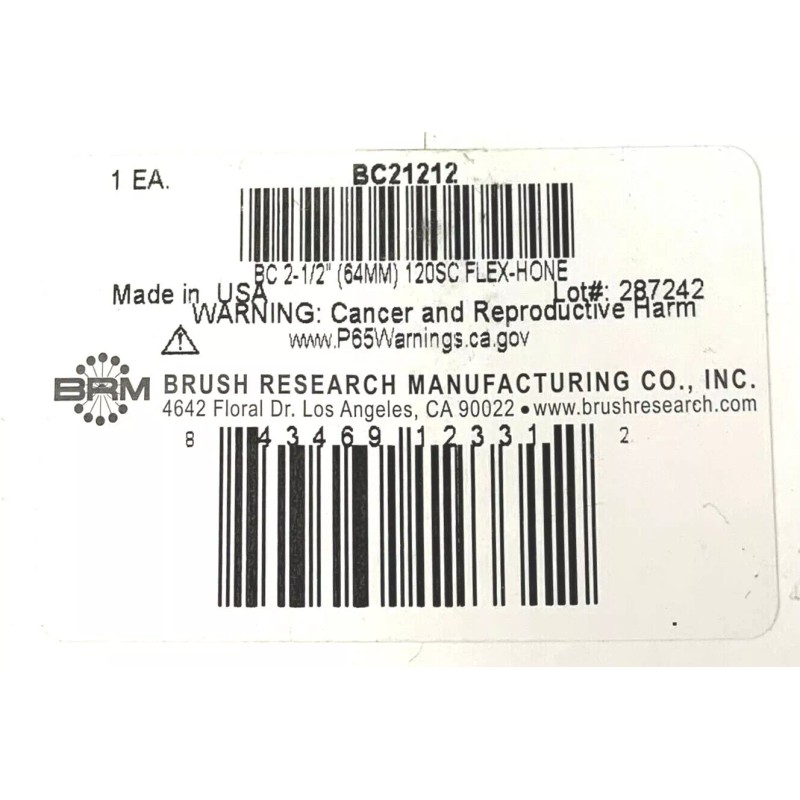 Flex-Hone 2-1/2" 120 GRIT SILICON CARBIDE FLEX HONE BRUSH RESEARCH