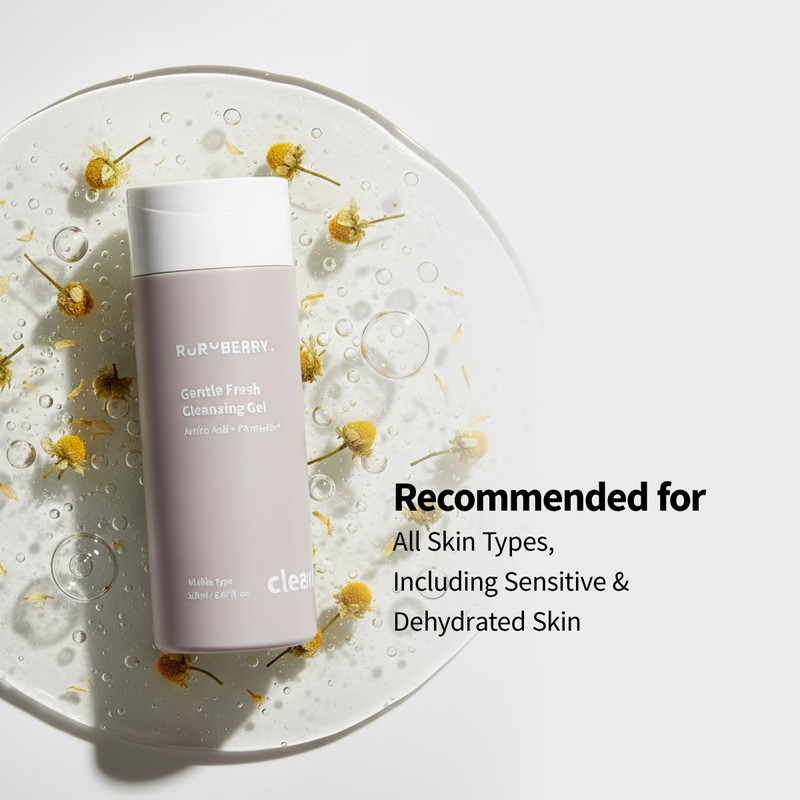 Ruruberry Gentle Fresh Cleansing Gel (50ml/150ml)