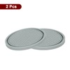 sourcing map 2pcs Car Cup Coasters Universal PVC Car Cup
