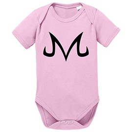 Majin Logo Baby Goku Dragon Son Ball Romper Organic Cotton Body Boys & Girls 0-12 Months -