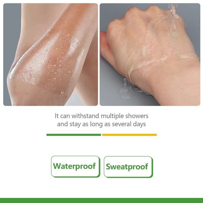 Transparent Film Dressing 4'' x 4.75'', 50 Packs, Waterproof Wound