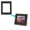 ZBEIVAN 11x14 Black Picture Mats with white Core Bevel Cut