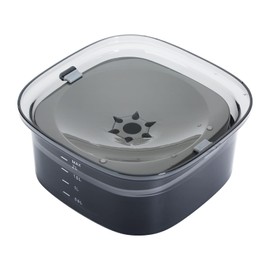 Dog Water Bowl No Spill Splash Free Pet Water Bowl,2L Capacity Pet Floating Bowl No Mess Large Dog Water Bowls,Non Slip Slow Dog Water Bowl for Dogs Cats
