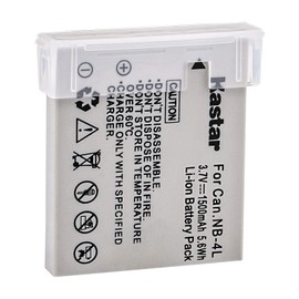 Kastar NB-4L Battery (1-Pack) for Canon PowerShot SD40, SD30, SD200, SD300, SD400, SD430, SD450, SD600, SD630, SD750, SD780, SD940, SD960, SD1000, SD1100, SD1400, TX1, ELPH 100, 300, 310, 330, VIXIA
