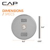 CAP Barbell Cast Iron Standard 1-Inch Weight Plate Set –