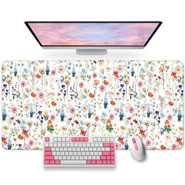 Alfombrilla de mouse grande para escritorio, linda alfombrilla de escritorio protectora para trabajo y juegos, elegante y bonita cubierta...          