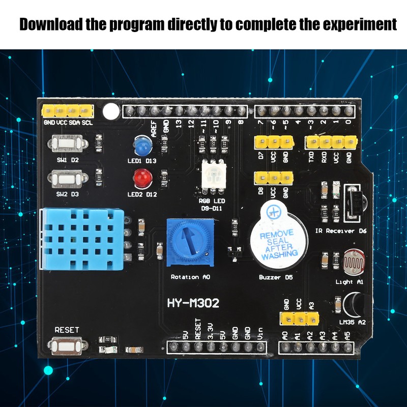 9 in 1 Multifunction Expansion Board Humidity LM35 Temperature Computer