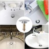 Zhenghebuy Pop Up Sink Plugs,Pop Up Click Clack Plug,Bathroom Sink
