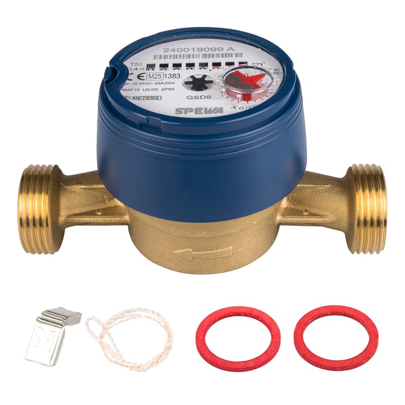 Water Meter Cold 2.5 cbm 1 Inch Male Thread 130