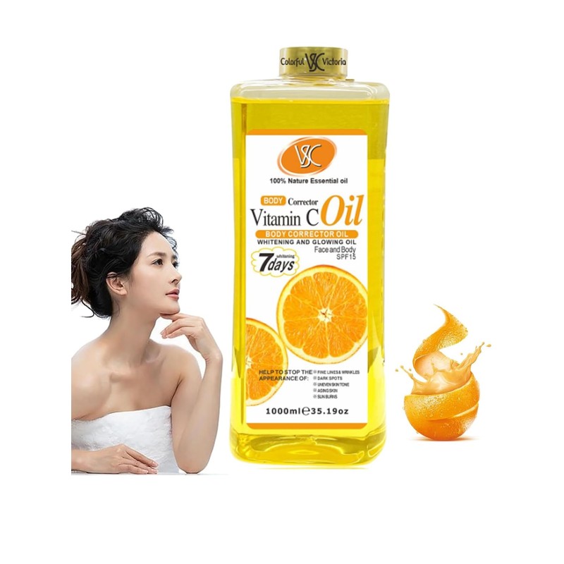 Vitamin C oil, body corrector with SPF1 Oil for face