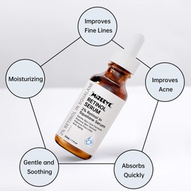 Retinol 2% in Squalane Serum For Face, 30ML Anti Aging Retinol Serum For Fine Lines & Acne, Dry Skin, Moisturizing.