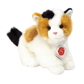 Plush Soft Toy Calico Cat by Teddy Hermann. 24cm. 90698