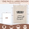 LeCorner Bread Bags for Homemade Bread, Linen Bread Bag Storage,