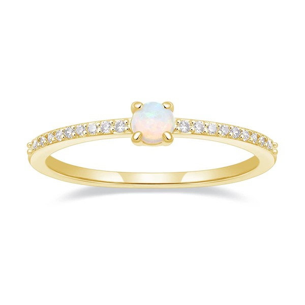 SHINYSO Wedding Bands for Women Thin Stacking 14K Gold Plated