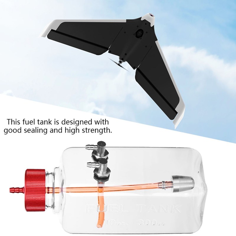 Remote Control Model Accessory Transparent Fuel Tank 300ml (for 15-26CC