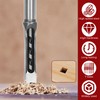 findmall 7Pcs Square Hole Drill Bit Set HSS Square Hole