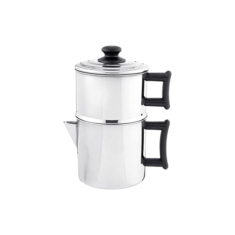 Lindy's Stainless Steel 10 Cup Drip Coffee Maker, Stovetop Coffee
